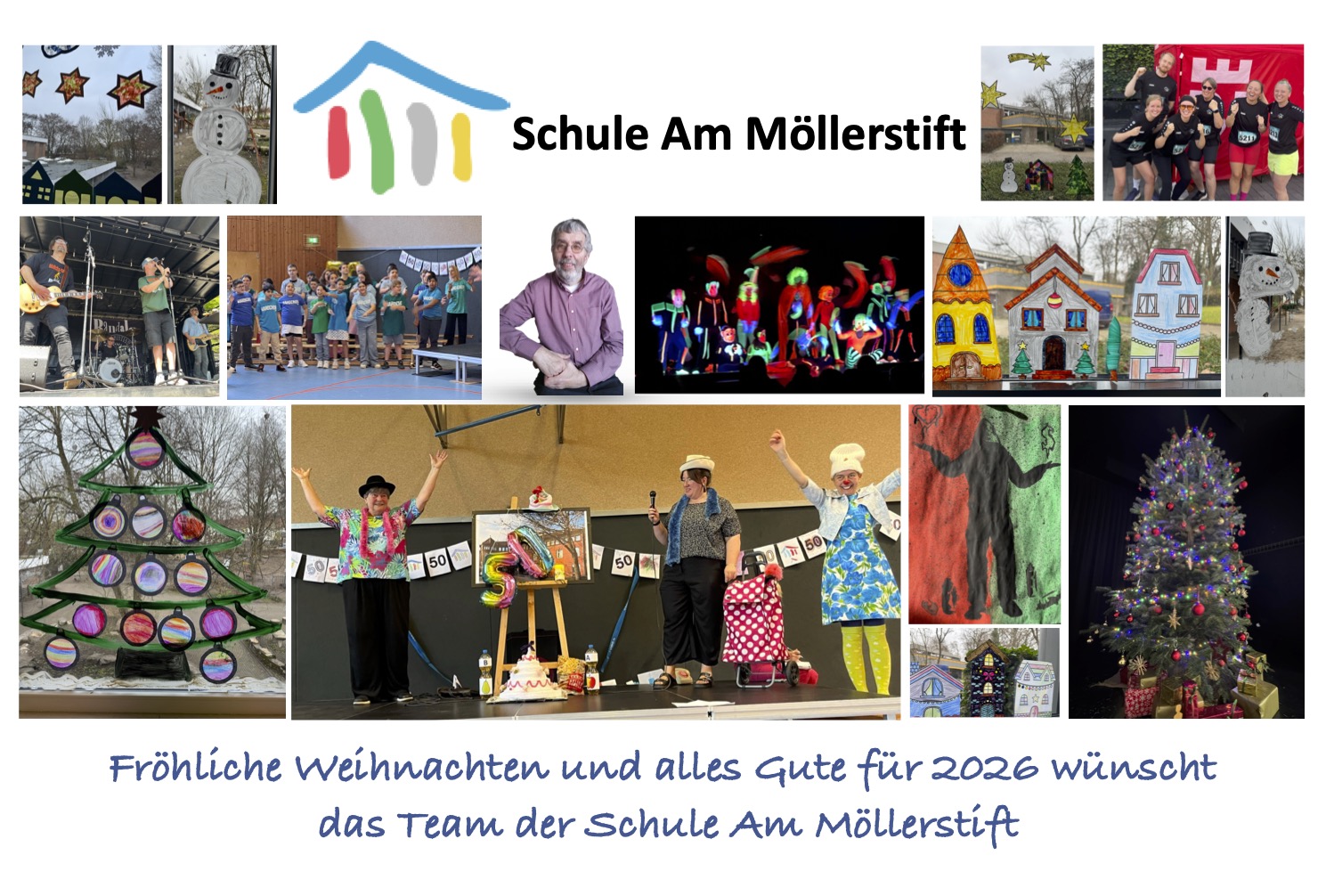 Eine Collage bestehend aus Ereignissen des letzten Jahres