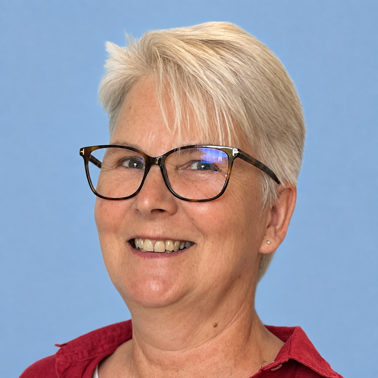 Frau R. Voß ist zu sehen