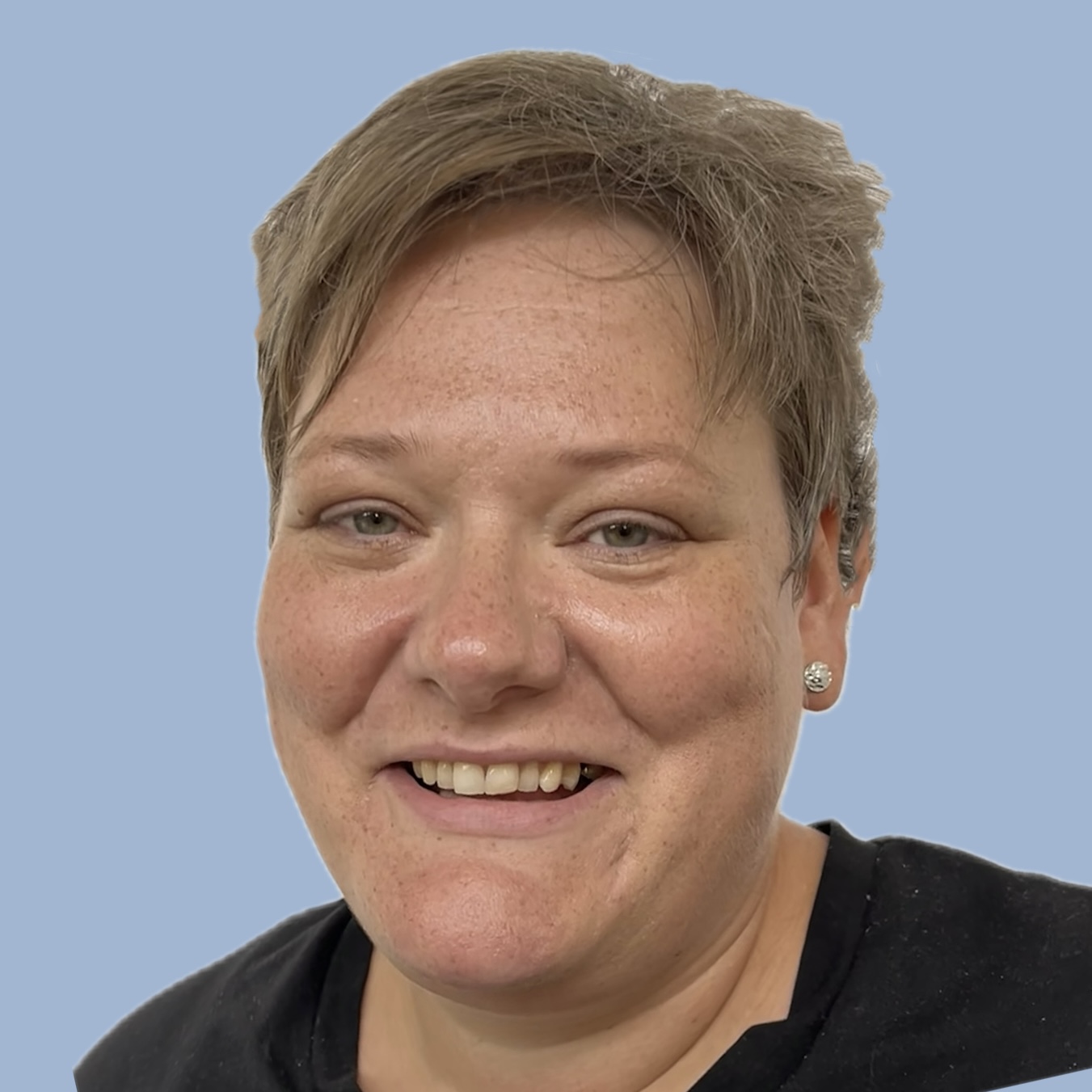 Frau Schneider ist zu sehen