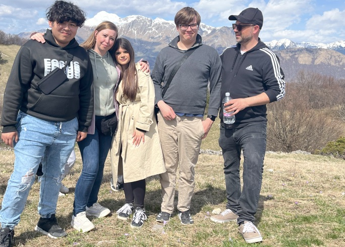 Slowenien-Gruppe in den Alpen